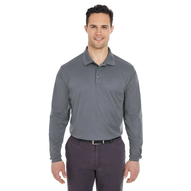 UltraClubs Mens Ultc-8210ls-cool & Dry Long-Sleeve Mesh Pi UltraClubs Mens Ultc-8210ls-cool & Dry Long-Sleeve Mesh Pi